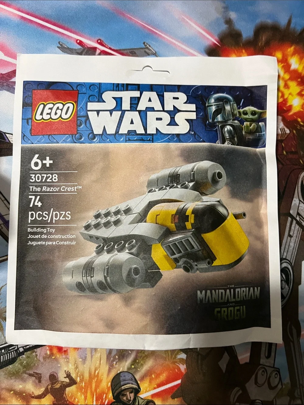 LEGO Star Wars The Razor Crest Mini Ship in Yellow and Gray